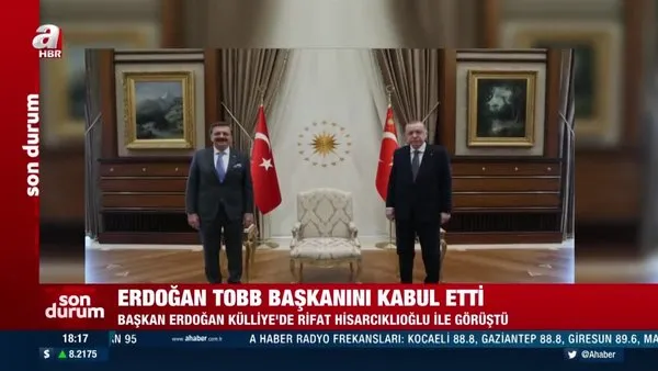 Başkan Erdoğan TOBB Başkanı Rifat Hisarcıklıoğlu'nu kabul etti | Video