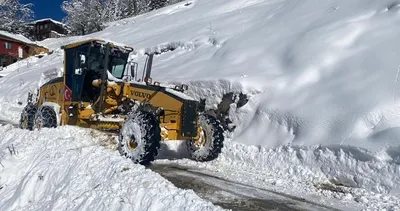 Rize’de karla mücadele sürüyor