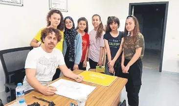 Güzel sanatların yeni öğrencileri