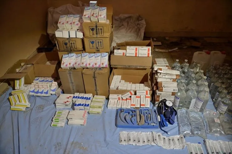Nusaybin’de PKK’nın ilaç deposu bulundu