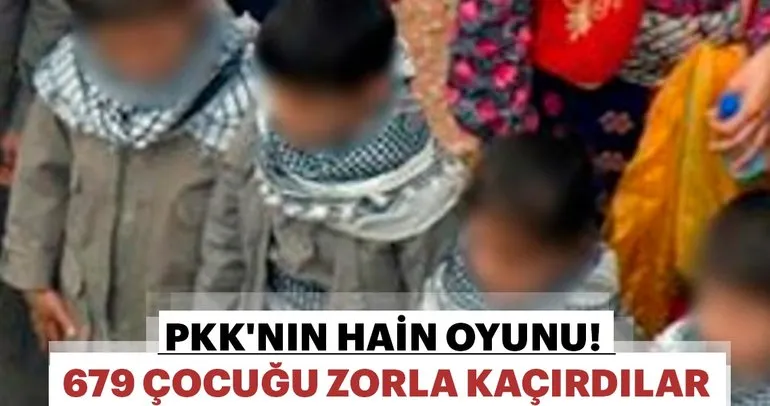 PKK/KCK’nın ağında 679 çocuk terörist var