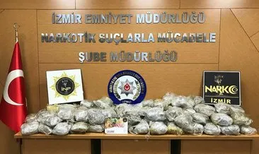 İzmir’de TIR’ın akaryakıt deposunda 58 kilo uyuşturucu ele geçirildi