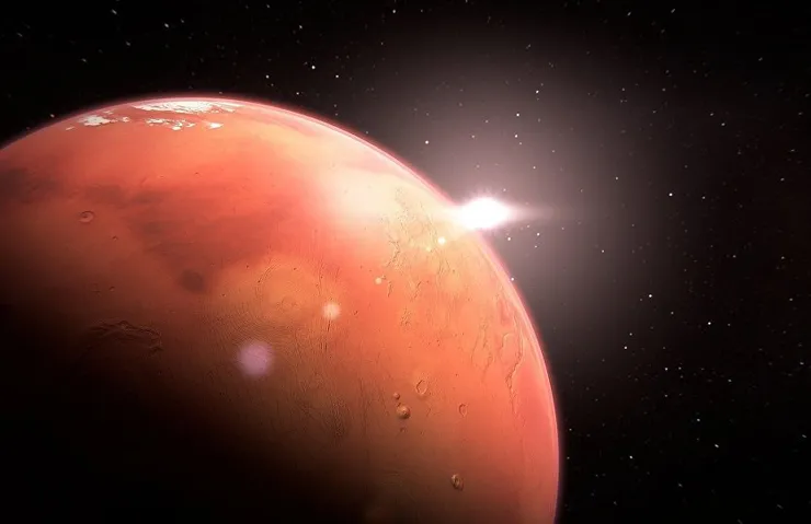 KIZIL GEZEGENDE İLK DEPREM KAYDEDİLDİ