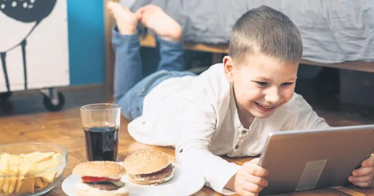 Çocuklara özel tablet menüsü