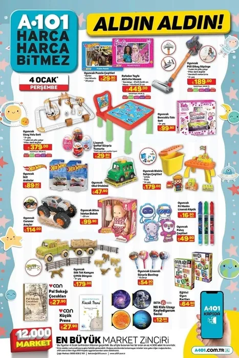 A101 AKTÜEL KATALOĞU 4 OCAK: Yeni yılın ilk indirimleri sayfa sayfa yayında! Bu Perşembe A101 aktüel ürünler kataloğunda neler var?