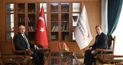 Başkan Güngör, Belarus Ankara Büyükelçisini ağırladı