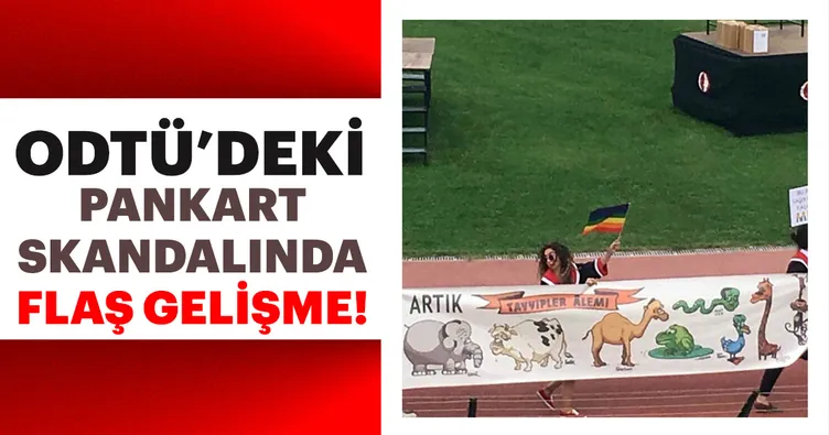 Son Dakika Haberi: ODTÜ mezuniyet töreninde skandal! - Çirkin pankartı açan 3 kişi...