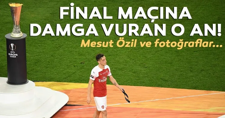 Mesut Özil, Avrupa Ligi finaline damga vurdu! Nişanlısı Amine Gülşe için yaptığı paylaşım...