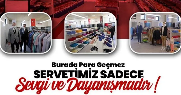 Sakarya Büyükşehir Belediyesi’nin Sosyal Sevgi Mağazası yardımları bekliyor!