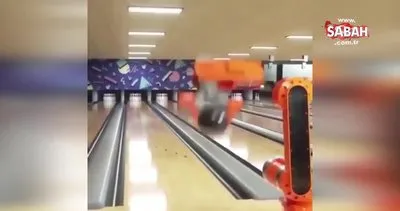 Bowling oynayan ’robot kol’dan tam isabetli atış