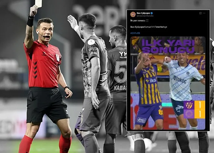 Son dakika haberleri: Eyüpspor’dan olay paylaşım! Fenerbahçe maçı sonrası büyük tepki...