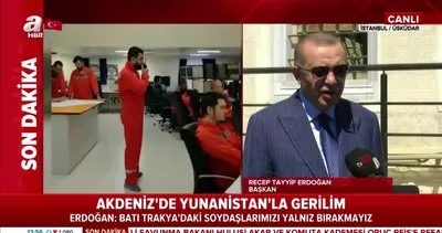 Son dakika | Başkan Erdoğan’dan Cuma namazı çıkışında çok sert Doğu Akdeniz açıklaması | Video