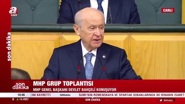 SON DAKİKA: MHP lideri Devlet Bahçeli grup toplantısında önemli açıklamalarda bulundu | Video