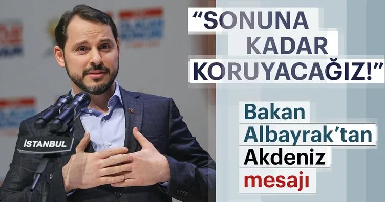 Bakan Albayrak: Kıbrıs’ı sonuna kadar koruyacağız