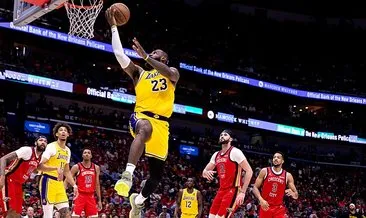 NBA’de Lakers, Pelicans’ı 110-106 yenerek play-off turuna kaldı