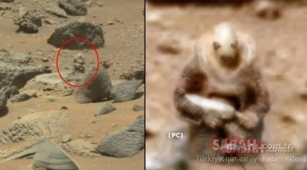 Mars'tan gelen fotoğraf kan dondurdu! NASA herhangi bir açıklama yapmadı