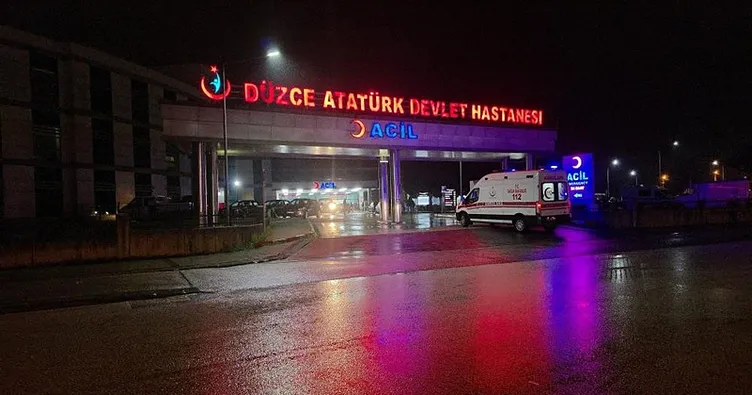 Düzce’de tarım aracı devrildi: 3 yaralı