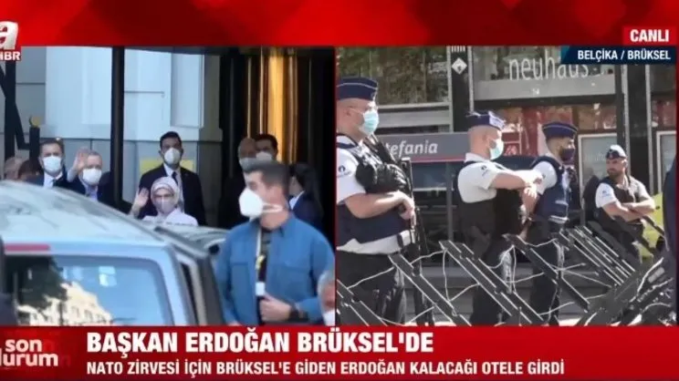 Başkan Erdoğan Belçika'ya geldi | Video