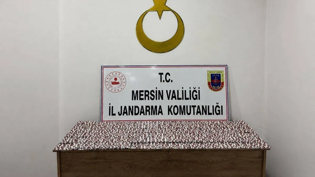 Jandarmadan uyuşturucu operasyonu: 7 bin 256 adet uyuşturucu hap ele ...