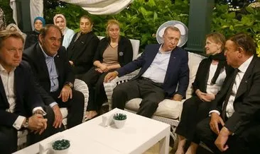 Cumhurbaşkanı Erdoğan’dan Demirören Ailesi’ne taziye ziyareti