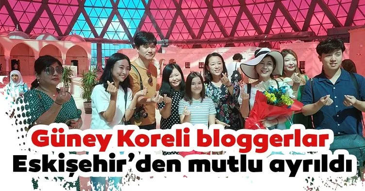 Güney Koreli bloggerlar Eskişehir turizmi için geldi