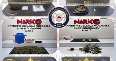 Elazığ'da uyuşturucu operasyonu! #elazig