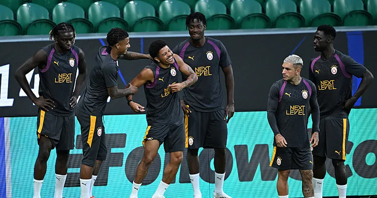 Galatasaray, Sporting maçına hazır!