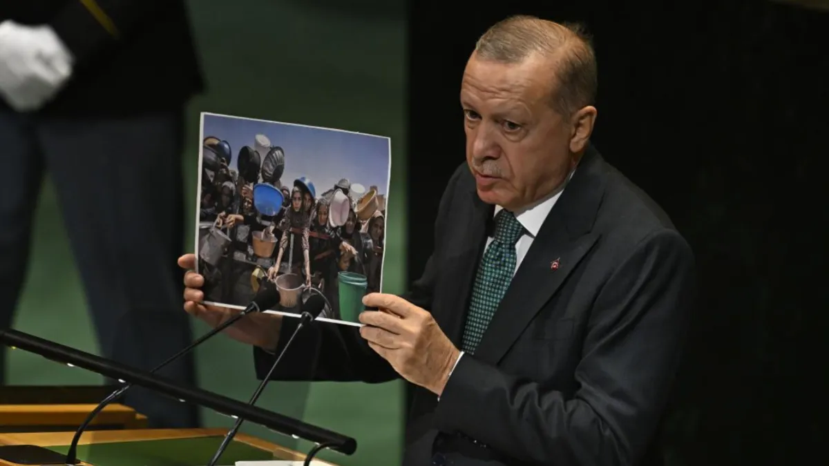 Başkan Erdoğan BM Genel Kurulu'nda yine Filistin'in sesi olacak! Dünyanın dikkatini Gazze'deki soykırıma çekecek haber görseli