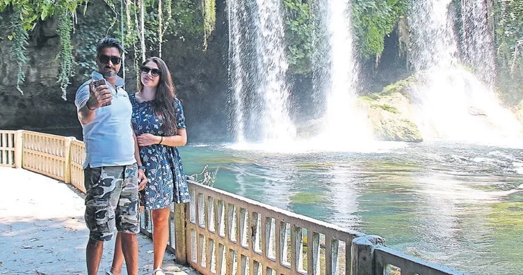 Düden Şelalesi kendini yeniledi