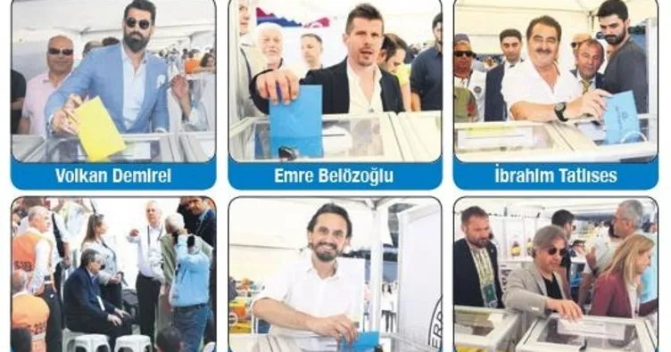 Fenerbahçe’de başkanlık seçimine ünlü yağmuru