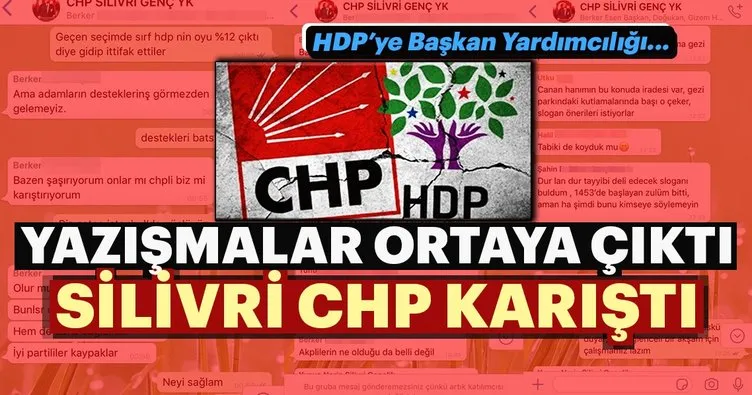 CHP Silivri ilçe teşkilatını karıştıran Whatsapp yazışmaları ortaya çıktı