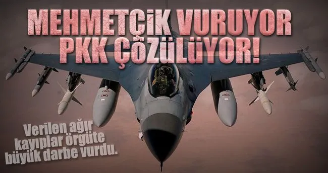 Mehmetçik vuruyor PKK çözülüyor
