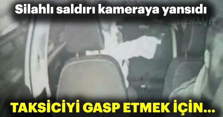 Bayrampaşa’da taksiciye silahlı saldırı