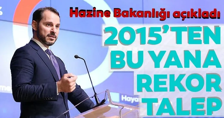 Son dakika: Hazine Bakanlığı açıkladı: Tahvil ihracatına yoğun talep