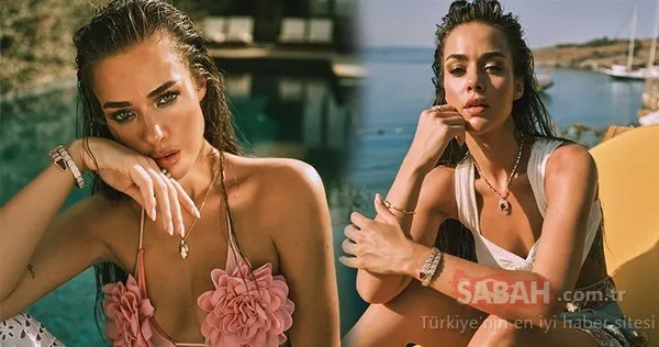 Bensu Soral çiçekli pembe bikinisiyle Bodrum’u yıktı geçti! Güzel oyuncu sosyal medyada ilgi odağı oldu!