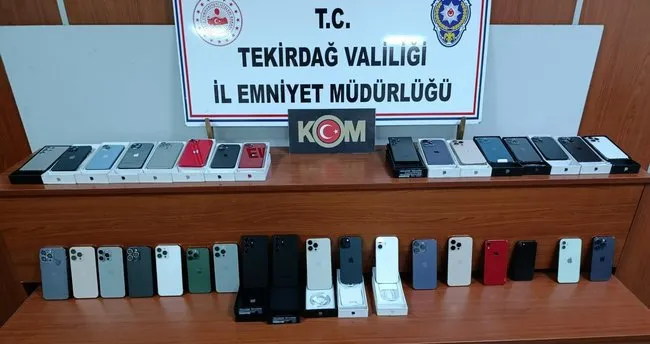 Tekirdağ’da kayıt dışı cep telefonu operasyonu: 3 kişi hakkında işlem başlatıldı