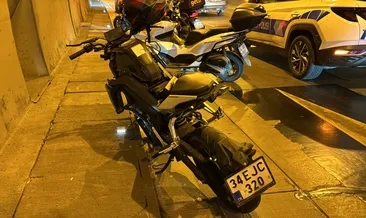 Dolmabahçe Tüneli’nde motosiklet kazası