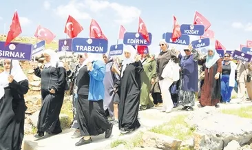 Cudi’de kardeşlik bayrağı dalgalanıyor