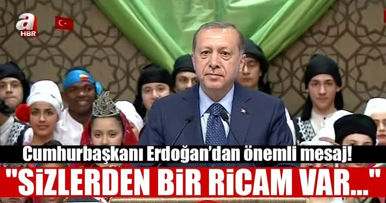 Cumhurbaşkanı Erdoğan dünya çocuklarına bu mesajı verdi