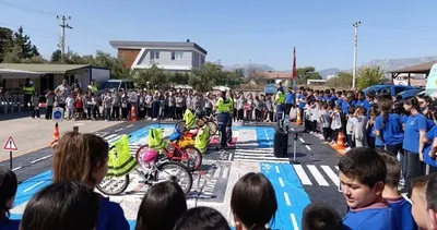 Miniklere uygulamalı trafik dersi