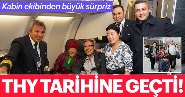 THY’nin en yaşlı yolcusu, kıtaları aştı