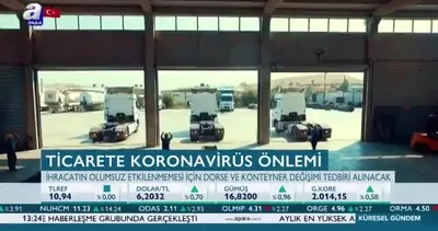 Ticarete koronavirüs önlemi