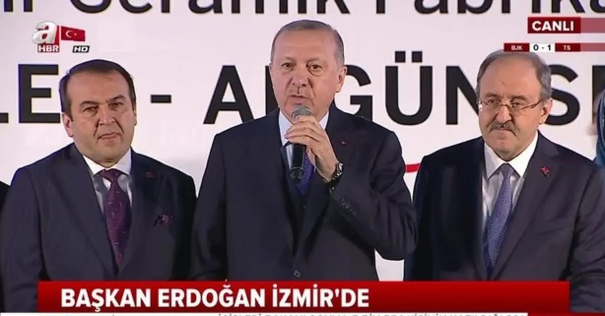baskan erdogan dan izmir de seramik fabrikasi acilisi son dakika haberler