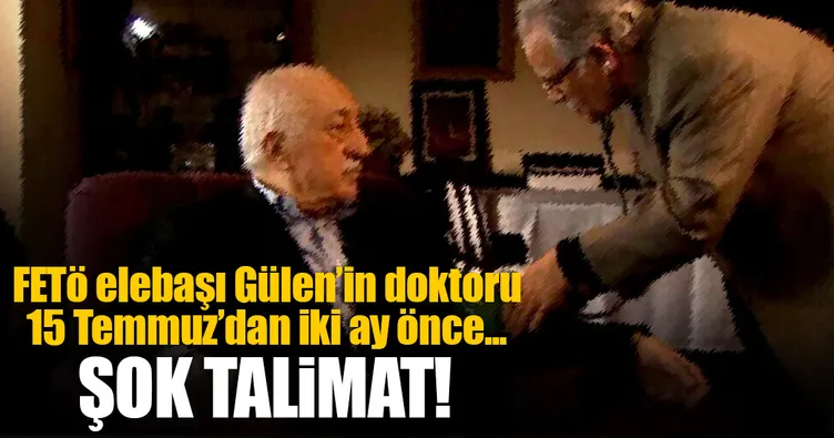 FETÖ ele başının doktorundan rüya ile darbe talimatı