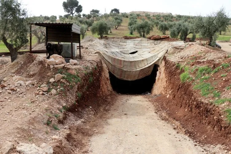 Afrin’de bulundu. Bakın tünelleri nasıl kazmışlar