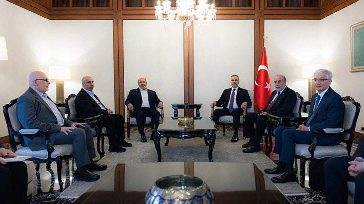 Bakan Fidan, Hamas heyetiyle görüştü Bakan Fidan, Hamas heyetiyle görüştü