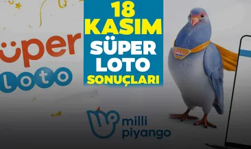 Süper Loto sonuçları son dakika açıklandı! Milli Piyango İdaresi ile 18 Kasım Süper Loto çekiliş sonuçları - MPİ bilet sorgulama