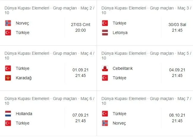 dunya kupasi fikstur