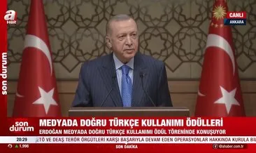 Son dakika! Başkan Erdoğan: Sosyal medyadaki dil Türkçemiz için tam bir felaket habercisidir.