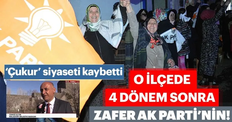 Malazgirt’te 4 dönem sonra zafer AK Parti’nin